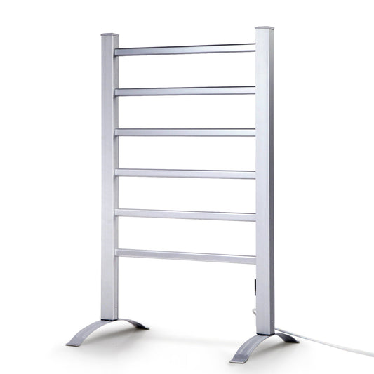 NNEDSZ Electric Heated Towel Rail Rails Warmer Rack Aluminium Bar Bathroom-0