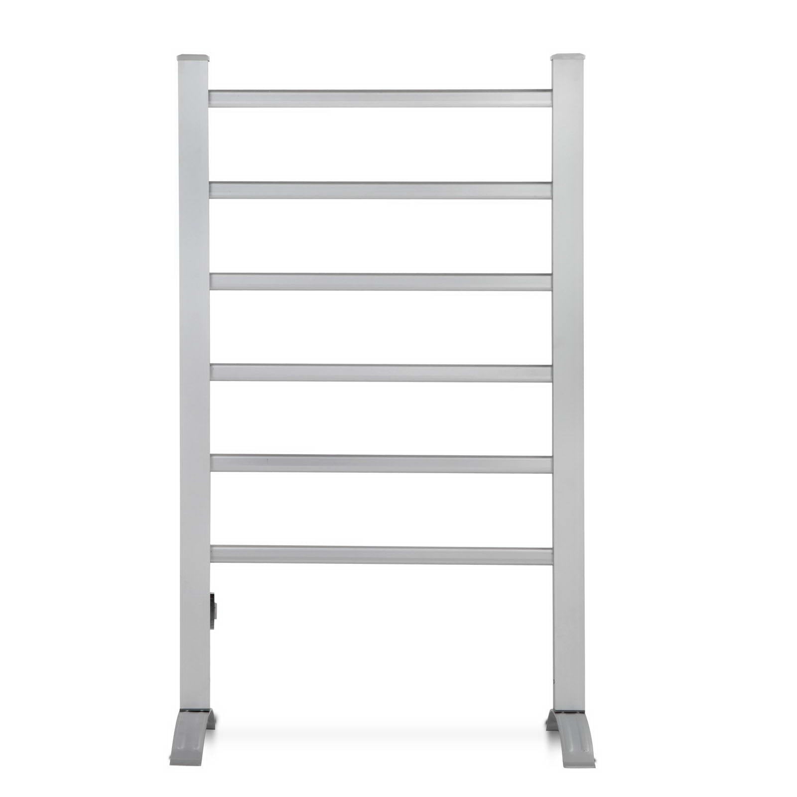NNEDSZ Electric Heated Towel Rail Rails Warmer Rack Aluminium Bar Bathroom-2