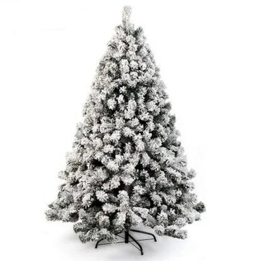 Flocking Snow Christmas Tree Mall Decoration-0