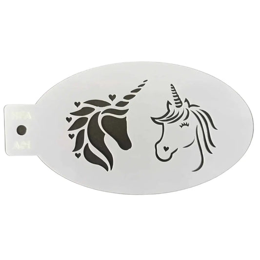 Face Painting Stencil - A01 Unicorn-0