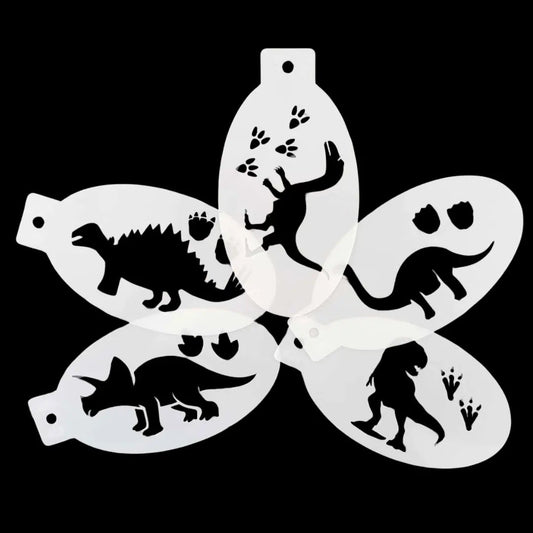 Face Painting Stencil Bundle - Dinosaurs-0