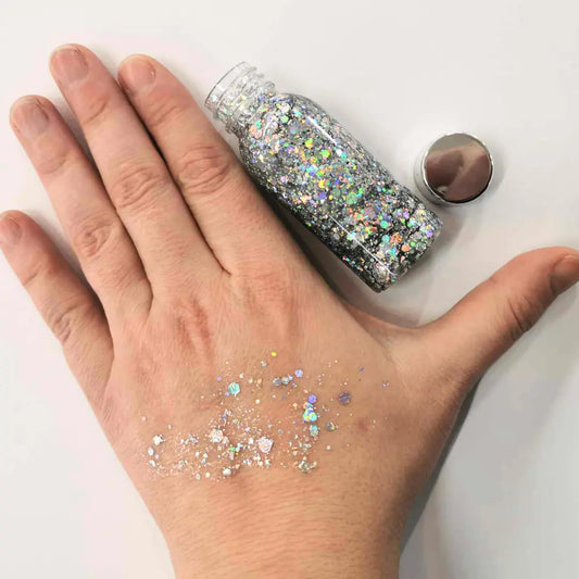 Festival Chunky Glitter Gel - Crimson Night-1