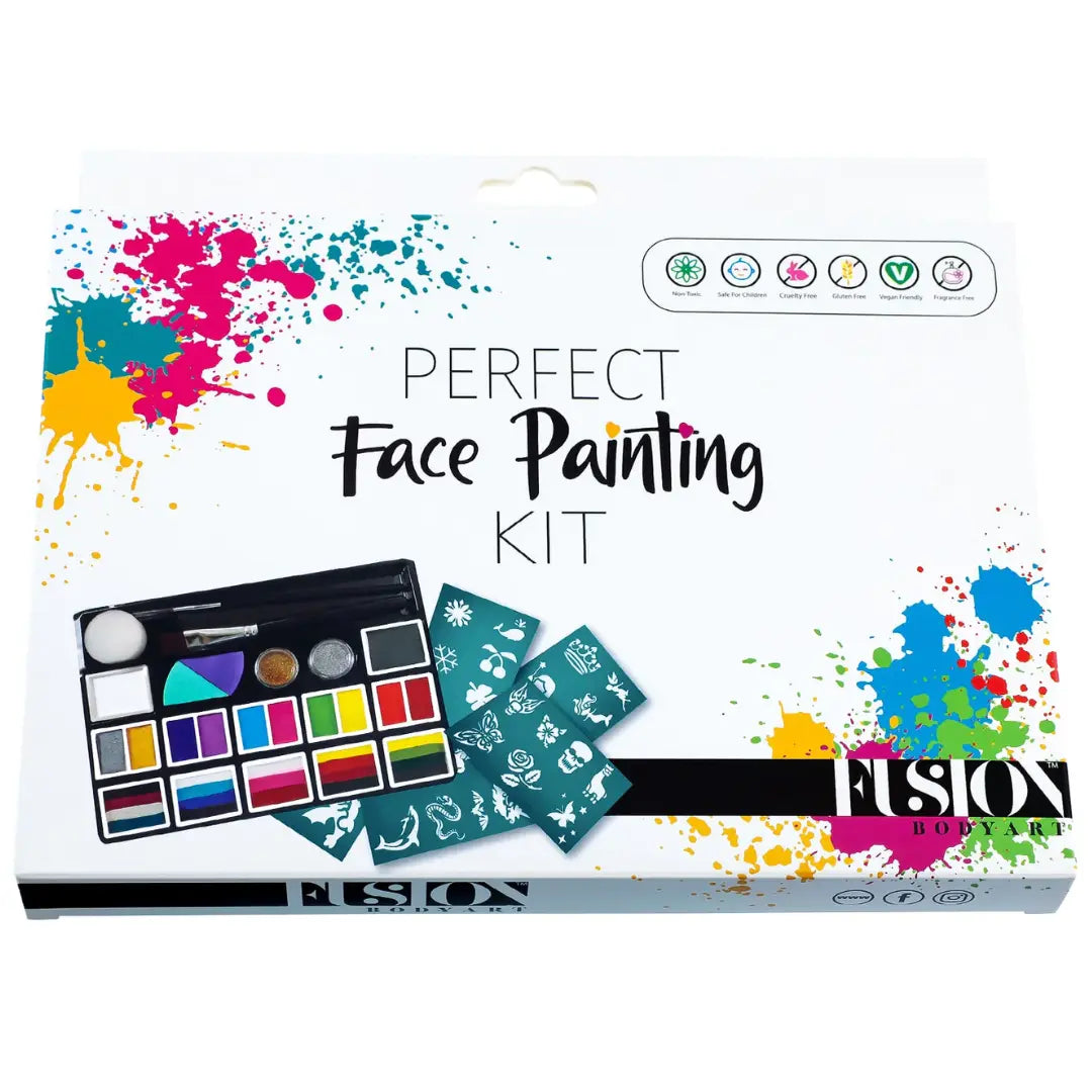 Fusion Body Art - Perfect Face Painting Kit-2
