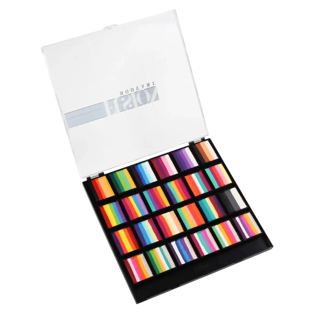 Fusion Body Art One Stroke Palette - Rainbow Paradise-0