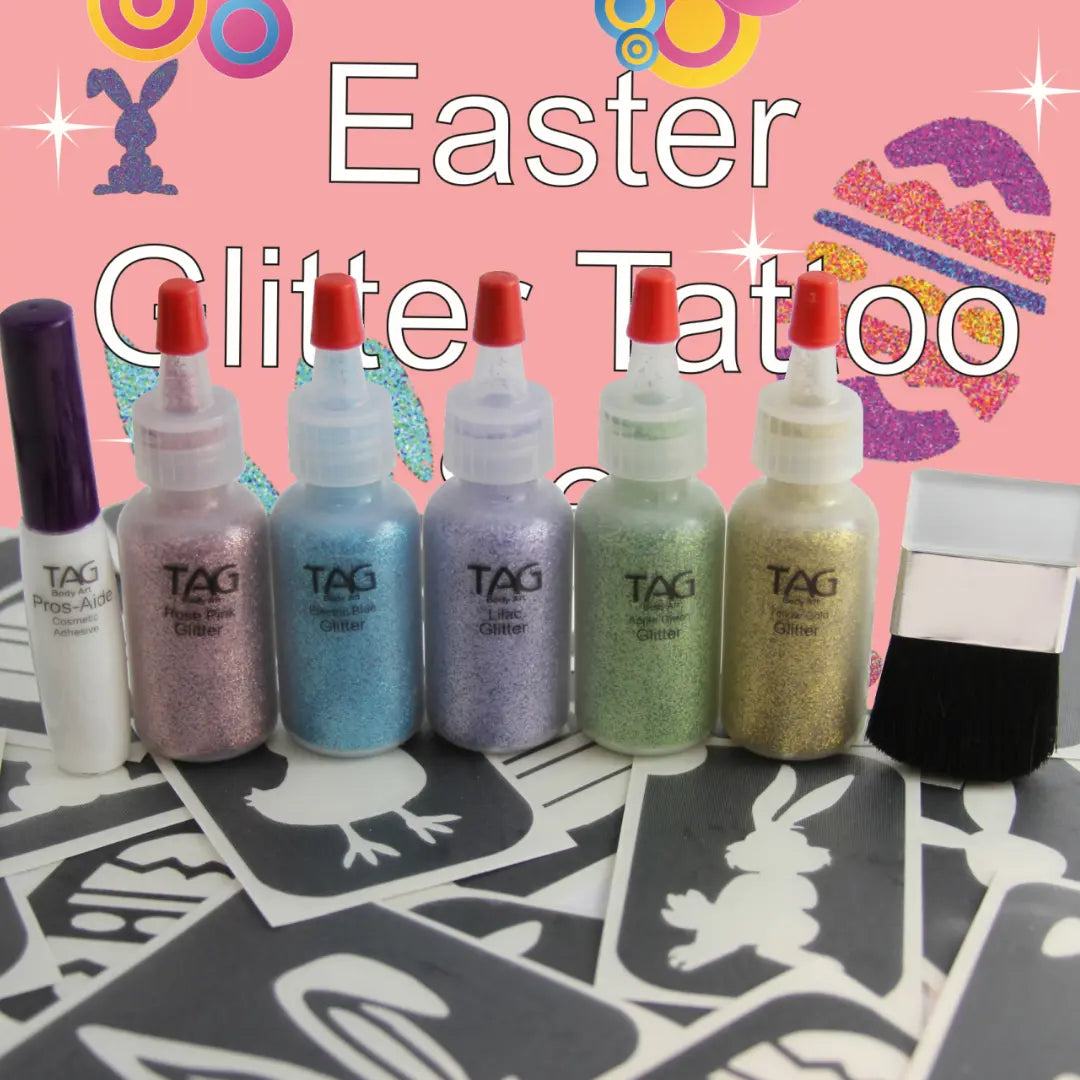 TAG Glitter Tattoo Kit - Easter-1