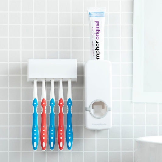 Toothpaste Dispenser and Holder Diseeth InnovaGoods-10