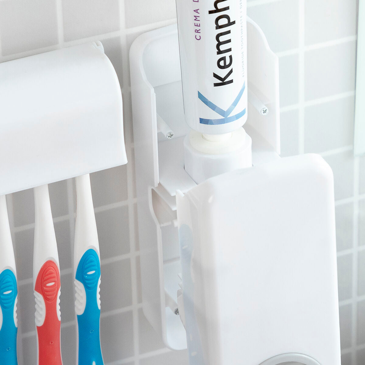 Toothpaste Dispenser and Holder Diseeth InnovaGoods-6