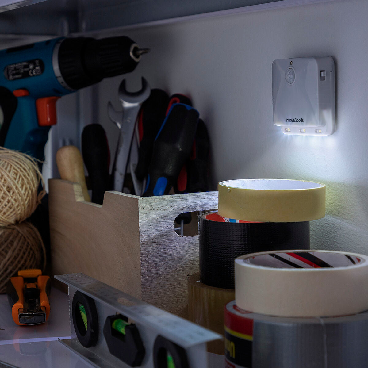 LED Light with Movement Sensor Lumtoo InnovaGoods 2 Units-11