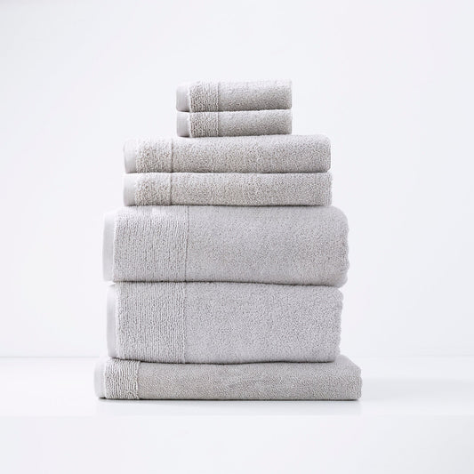 NNEDSZ Aireys 650 GSM Zero Twist 7 Piece Vapour Bath Towel by Renee Taylor-0