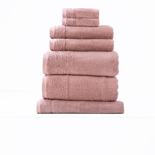 NNEDSZ Aireys 650 GSM Zero Twist 7 Piece Cherwood Bath Towel by Renee Taylor-0