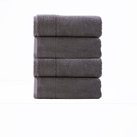 NNEDSZ Aireys 650 GSM Zero Twist 4 Piece Nickel Bath Towel by Renee Taylor-0