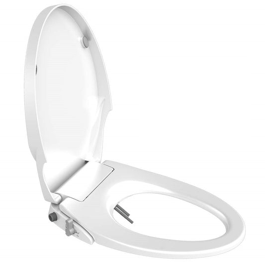 NNEDSZ Non Electric Bidet Toilet Seat O Cover Bathroom Dual Nozzle SpWater Wash-0
