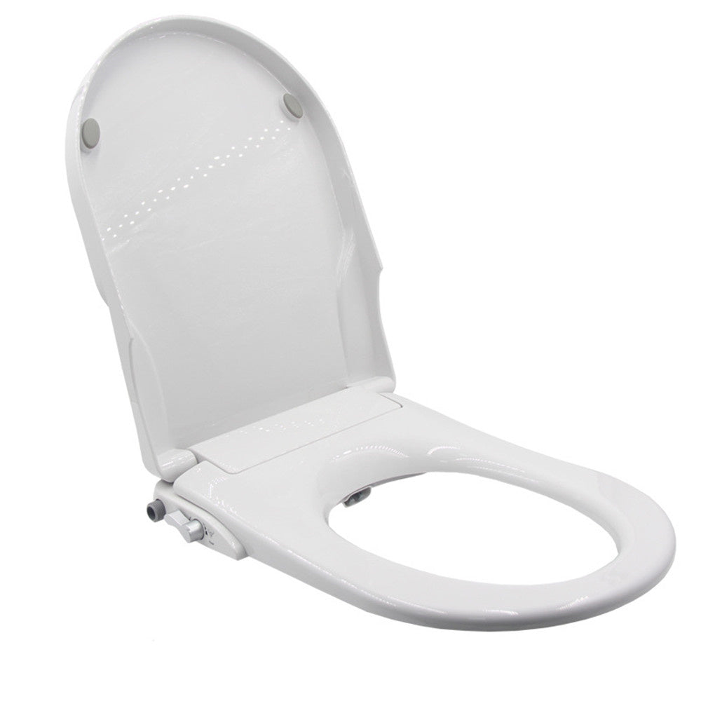 NNEDSZ Non Electric Bidet Toilet Seat D Cover Bathroom Dual Nozzle SpWater Wash-0