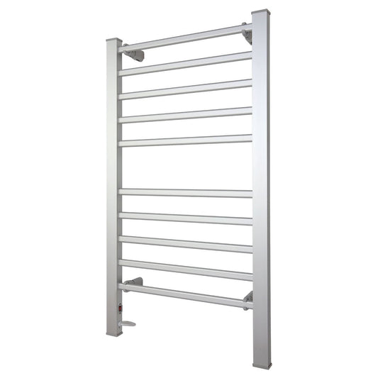 NNEDSZ Pronti Heated Towel Rack Electric Bathroom Towel Rails Warmer Ev-160- Silver-0