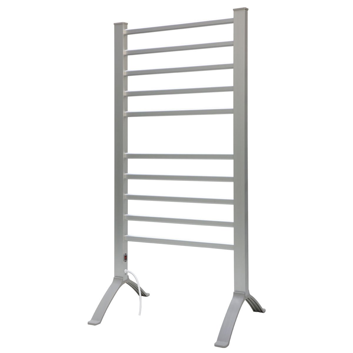 NNEDSZ Pronti Heated Towel Rack Electric Bathroom Towel Rails Warmer Ev-160- Silver-1
