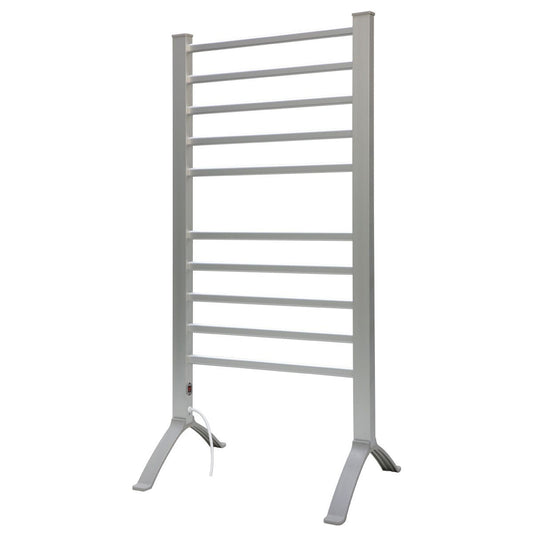 NNEDSZ Pronti Heated Towel Rack Electric Bathroom Towel Rails Warmer Ev-160- Silver-1