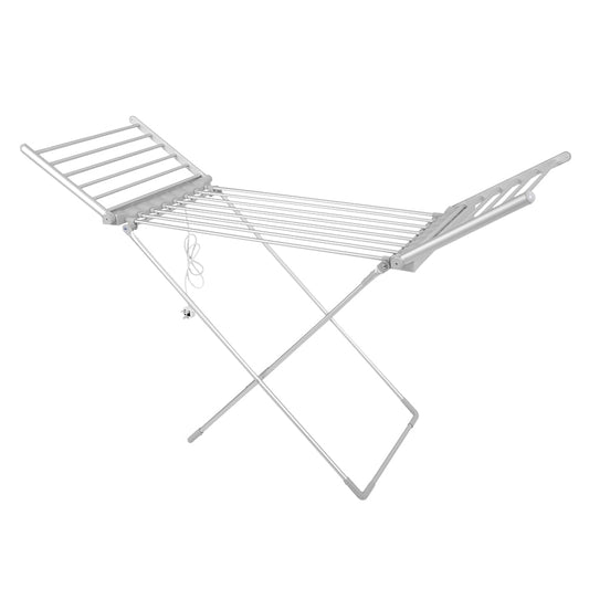 NNEDSZ Pronti Heated Towel Clothes Rack Dryer Warmer Rack Airer Heat Line Hanger Laundry-0