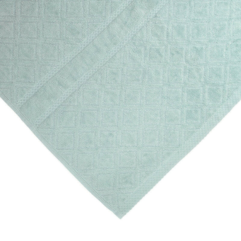 NNEDSZ Premium Velour Diamond Design Jacquard Bath Towel (Aqua)-1