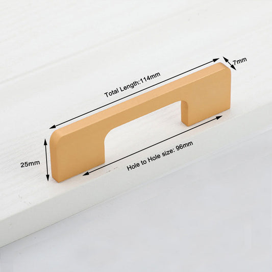 NNEDSZ Slim Design Kitchen Cabinet Handles Drawer Bar Handle Pull Gold 96MM-1