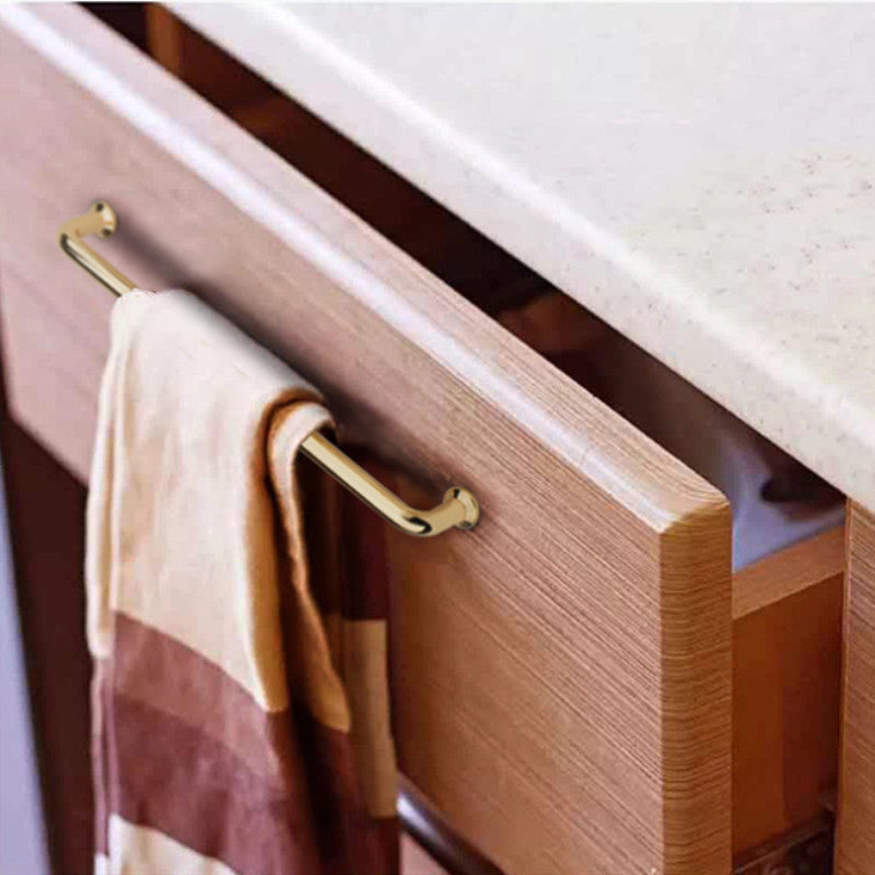 NNEDSZ 192mm Polished gold Furniture Kitchen Bathroom Cabinet Handles Drawer Bar Handle Pull Knob-4
