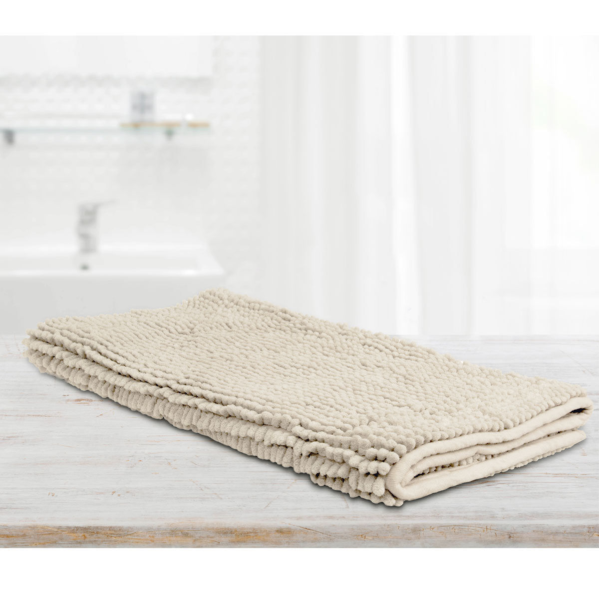 NNEDSZ Toggle Microfiber Bath Mat Large Stone-0