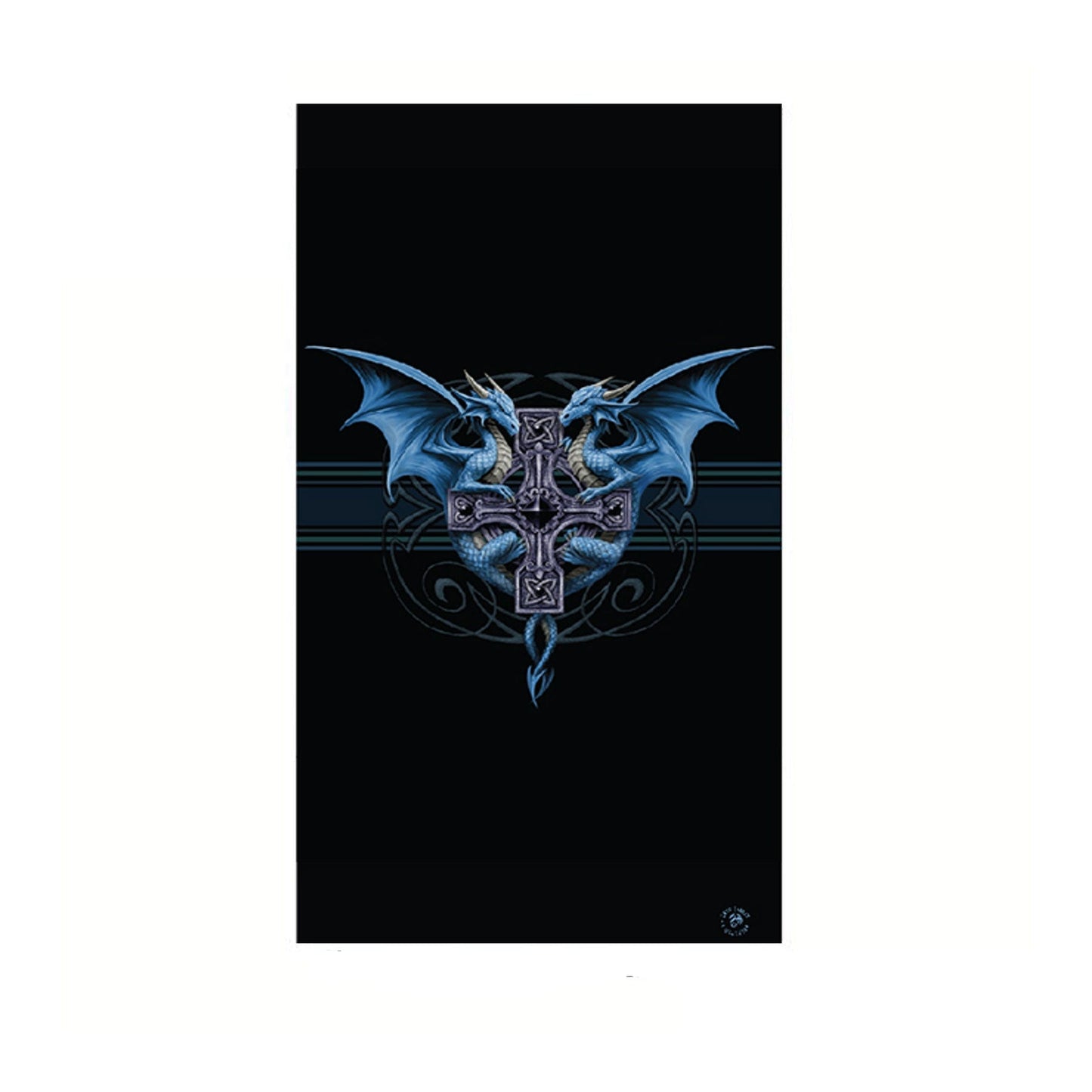 NNEDSZ Anne Stokes Dragon Duo Beach Towel 75 x 150 cm-0