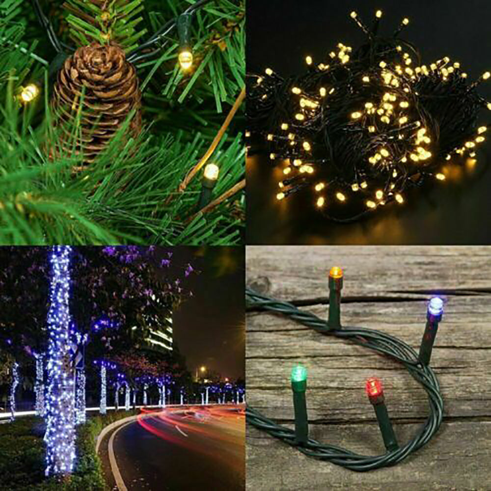 NNEDSZ Solar Fairy String Led Lights 12M-32M Outdoor Garden Christmas Party Decor(22M200Led)-4