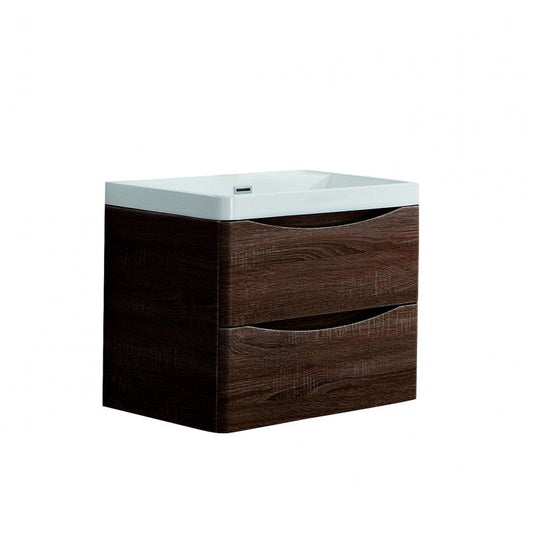NNEDSZ Ancona wall hung bathroom vanity 600mm Rose wood-0