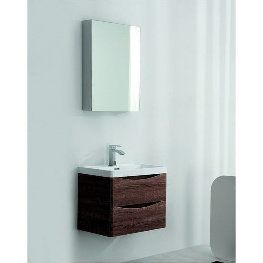 NNEDSZ Ancona wall hung bathroom vanity 600mm Rose wood-1