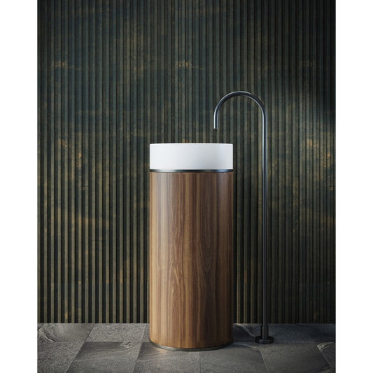 NNEDSZ Tesoro pedestal basin Gun Metal-0