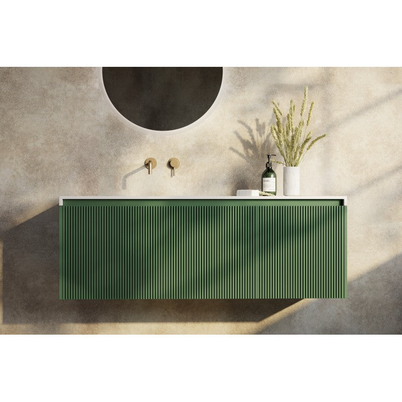 NNEDSZ Rimini wall hung bathroom vanity 1400mm Rain Forest-0