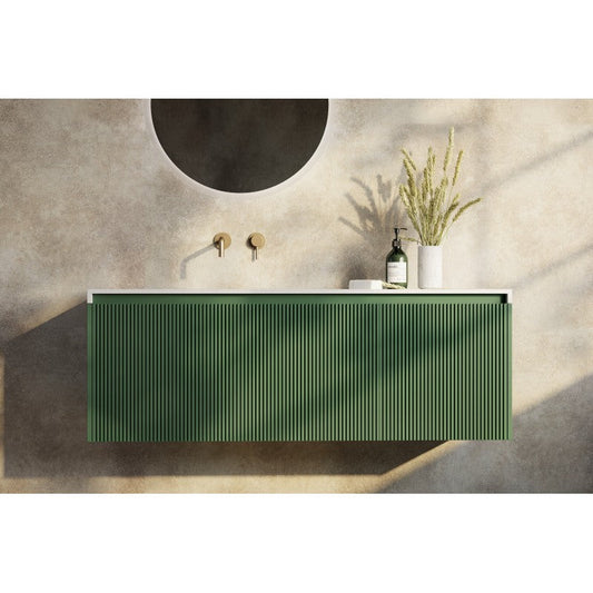 NNEDSZ Rimini wall hung bathroom vanity 1400mm Rain Forest-0