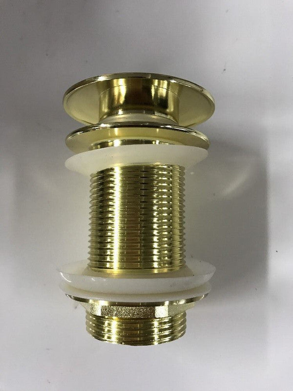 NNEDSZ 2020 new Burnished Brass gold Brushed Pop Up Waste Plug 40 mm NO Overflow-3