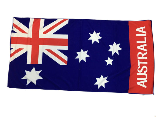 NNEDSZ AUSTRALIA FLAG BEACH TOWEL Souvenir Australian Day 150cm x 75cm-1
