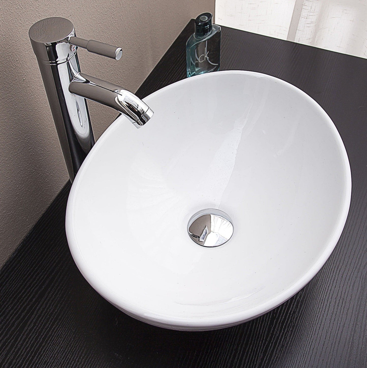NNEDSZ Counter Bathroom Vanity Oval Ceramic Basin-2