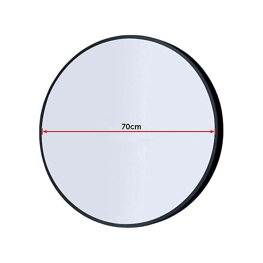NNEDSZ 70cm Round Wall Mirror Bathroom Makeup Mirror by Della Francesca-4