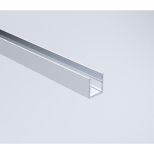 NNEDSZ Glass Shower Screen 210cm Wall Channel in Chrome-1