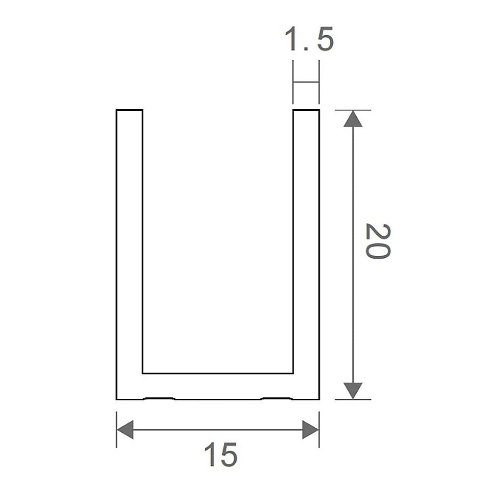 NNEDSZ Glass Shower Screen 210cm Wall Channel in Chrome-2