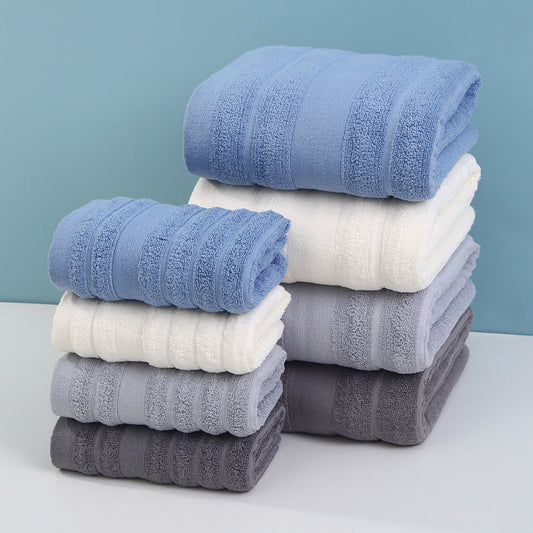 NNEDSZ Dark gray Premium Soft Cotton Towels Set Absorbent, Quick-Dry, Comfortable and Durable, Available in Multiple Colors-1