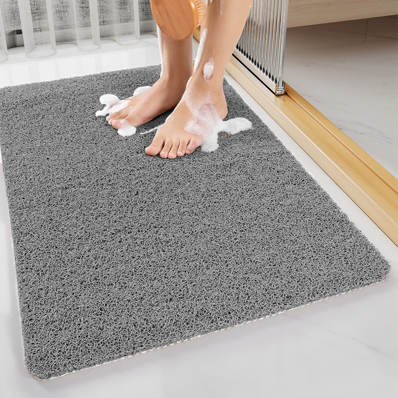 NNEDSZ Cat Head Black Non-Slip Loofah-Style Bathroom Mat - Quick-Dry and Soft 40*60cm-4