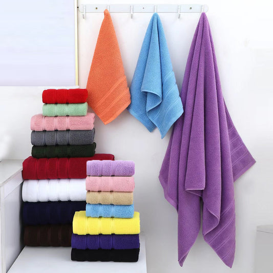 NNEDSZ White Luxury Cotton Towel Set - 36-Piece Ultra-Soft Bath, Hand, and Washcloth Set-1
