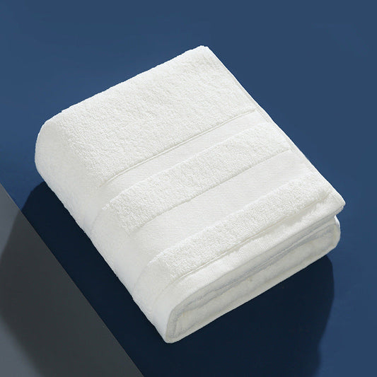 NNEDSZ White Luxury 100% Cotton Bath Towel - 70x140cm Soft & Absorbent 380g Towel-0