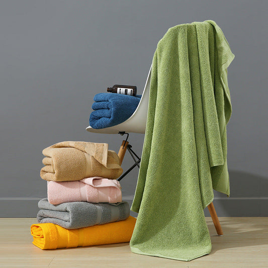 NNEDSZ Blue Luxury 3-Piece 100% Cotton Towel Set - Bath, Hand & Face Towels-1