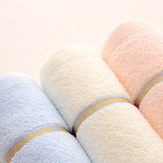 NNEDSZ Blue Luxury Soft Cotton Towel Set - 5-Piece Bathroom Towels, Absorbent & Quick-Drying, Gentle for Sensitive Skin-1