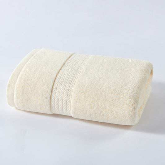 NNEDSZ White Premium Thick Cotton Bath Towel for Adults - Soft and Absorbent Bathroom Towel-0