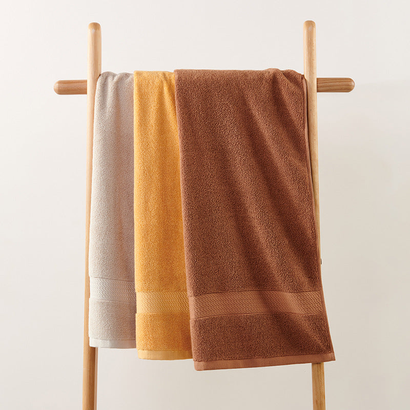 NNEDSZ White Premium Thick Cotton Bath Towel for Adults - Soft and Absorbent Bathroom Towel-3