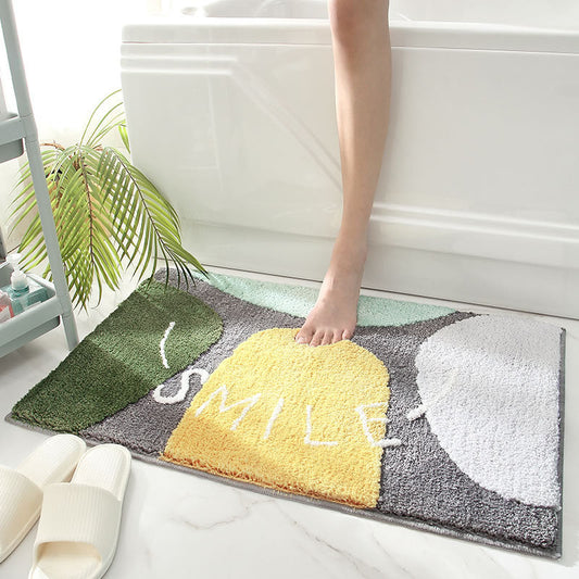 NNEDSZ Four Stone Bath Mat - Super Absorbent, Non-Slip Bathroom Floor Mat - 40x60cm-0