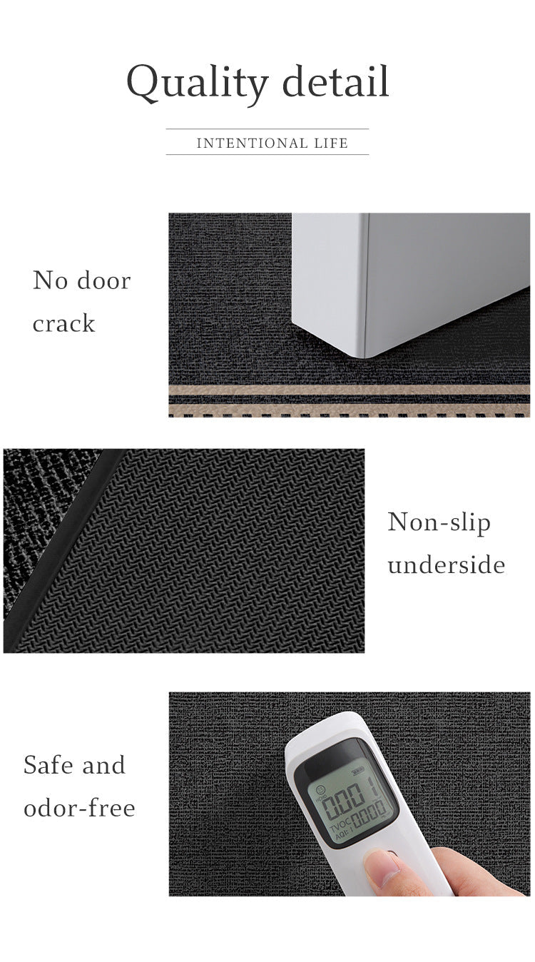 NNEDSZ 50*80cm Brown Style 1 Geometric Patterns Outdoor Entryway Mat - Non-Slip Welcome Rug for Front Door-4
