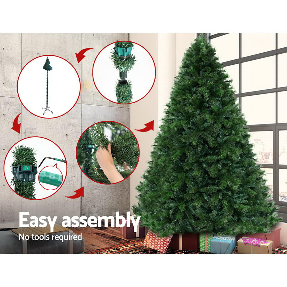 NNEDSZ Jollys Christmas Tree 2.1M 6FT Xmas Decoration Green Home Decor 1584 Tips-4