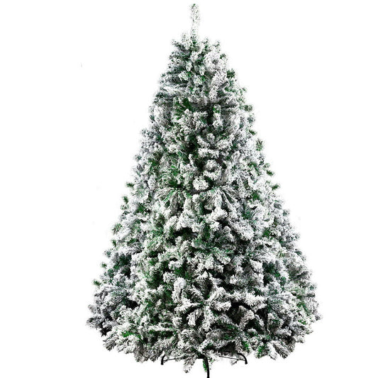 NNEDSZ Jollys Christmas Tree 2.4M 8FT Xmas Decorations Snow Home Decor 1500 Tips-0